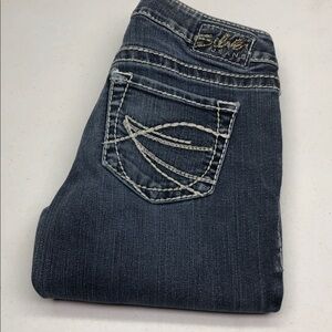RETRO SILVER AIKO BOOTCUT JEANS 25x33 ⭐️